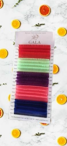 GALA RENKLİ MİX KİRPİK